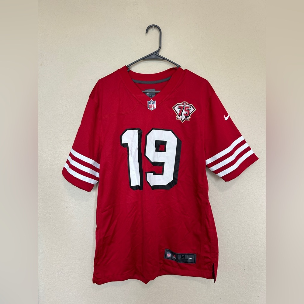 Deebo Samuel San Francisco 49ers Nike On Field 75 Anniversary Jersey Medium